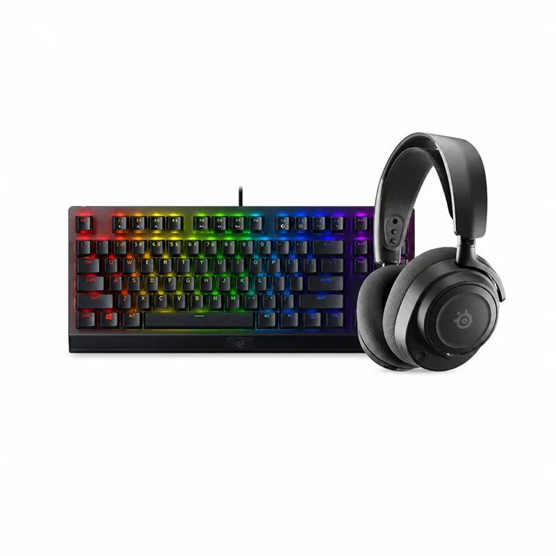 SteelSeries Arctis Nova 7 Wireless Gen 2 + Razer BlackWidow V3 TKL Yellow